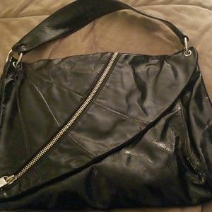 Black Patent Leather Kooba Hobo